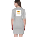 Personalized Female T-Shirt Dress - Typographic with Custom Name -DTF Print