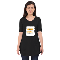 Personalized T-Shirt - Typographic with Custom Name -DTG Print - humorous personal humor female maternity dress
