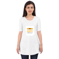 Personalized T-Shirt - Typographic with Custom Name -DTG Print - humorous personal humor female maternity dress - White image 2