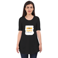 Personalized T-Shirt - Typographic with Custom Name -DTF Print - humorous personal humor female maternity dress - Black image 2