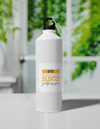 Personalized Sipper Bottle - Typographic with Custom Name