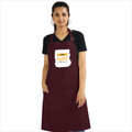 Personalized Apron - Typographic with Custom Name -DTG Print - Maroon image 4