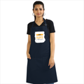 Personalized Apron - Typographic with Custom Name -DTG Print - Navy Blue image 3