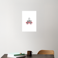 White / A4 Poster