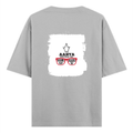 Personalized Oversized Classic T-Shirt - Apparel with Custom Name -DTG Print - Grey Melange image 7