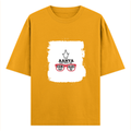 Personalized Oversized Classic T-Shirt - Apparel with Custom Name -DTF Print - Golden Yellow image 3