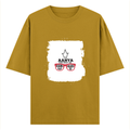 Personalized Oversized Classic T-Shirt - Apparel with Custom Name -DTF Print - Mustard Yellow image 4