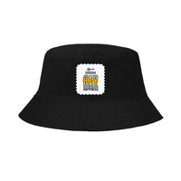 Personalized Classic Bucket Hat - Typographic with Custom Name -DTG Print