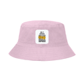 Personalized Classic Bucket Hat - Typographic with Custom Name -DTG Print - Light Baby Pink image 2