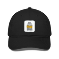 Personalized Classic Baseball Cap - Typographic with Custom Name -DTG Print - Black image 1