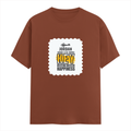 Personalized Male Classic Crew T-Shirt - Typographic with Custom Name -DTG Print - Copper image 5