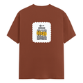 Personalized Male Classic Crew T-Shirt - Typographic with Custom Name -DTG Print - Copper image 10