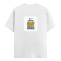 Personalized Male Classic Crew T-Shirt - Typographic with Custom Name -DTG Print - White image 6