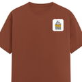 Personalized Male Classic Crew T-Shirt - Typographic with Custom Name -DTG Print - Copper image 15