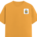Personalized Male Classic Crew T-Shirt - Typographic with Custom Name -DTG Print - Golden Yellow image 13