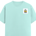 Personalized Male Classic Crew T-Shirt - Typographic with Custom Name -DTG Print - Mint image 14