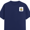 Personalized Male Classic Crew T-Shirt - Typographic with Custom Name -DTG Print - Royal Blue image 12