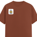 Personalized Male Classic Crew T-Shirt - Typographic with Custom Name -DTG Print - Copper image 20