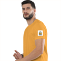 Personalized Male Classic Crew T-Shirt - Typographic with Custom Name -DTG Print - Golden Yellow image 23