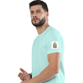 Personalized Male Classic Crew T-Shirt - Typographic with Custom Name -DTG Print - Mint image 24