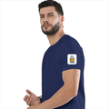 Personalized Male Classic Crew T-Shirt - Typographic with Custom Name -DTG Print - Royal Blue image 22