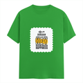 Personalized Female Classic Crew T-Shirt - Typographic with Custom Name -DTG Print - Flag Green image 3
