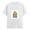 Personalized Female Classic Crew T-Shirt - Typographic with Custom Name -DTG Print - White image 5