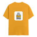 Personalized Female Classic Crew T-Shirt - Typographic with Custom Name -DTG Print - Golden Yellow image 9