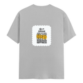 Personalized Female Classic Crew T-Shirt - Typographic with Custom Name -DTG Print - Grey Melange image 6