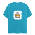 Personalized Female Classic Crew T-Shirt - Typographic with Custom Name -DTG Print - SkyBlue image 7