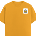 Personalized Female Classic Crew T-Shirt - Typographic with Custom Name -DTG Print - Golden Yellow image 14