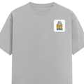 Personalized Female Classic Crew T-Shirt - Typographic with Custom Name -DTG Print - Grey Melange image 11