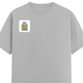 Personalized Female Classic Crew T-Shirt - Typographic with Custom Name -DTG Print - Grey Melange image 16