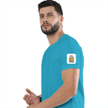 Personalized Female Classic Crew T-Shirt - Typographic with Custom Name -DTG Print - SkyBlue image 22