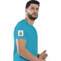 Personalized Female Classic Crew T-Shirt - Typographic with Custom Name -DTG Print - SkyBlue image 27