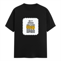 Personalized Male Classic Crew T-Shirt - Typographic with Custom Name -DTF Print