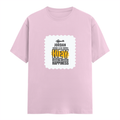 Personalized Male Classic Crew T-Shirt - Typographic with Custom Name -DTF Print - Light Baby Pink image 3