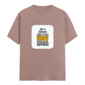 Personalized Male Classic Crew T-Shirt - Typographic with Custom Name -DTF Print - Mushroom image 5