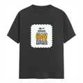 Personalized Male Classic Crew T-Shirt - Typographic with Custom Name -DTF Print - Steel Grey image 2