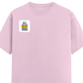 Personalized Male Classic Crew T-Shirt - Typographic with Custom Name -DTF Print - Light Baby Pink image 18