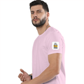 Personalized Male Classic Crew T-Shirt - Typographic with Custom Name -DTF Print - Light Baby Pink image 23