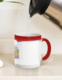 Personalized Magic Coffee Mug - Typographic with Custom Name