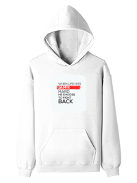 Personalized Pullover Hoodie - Modern with Custom Name -DTG Print