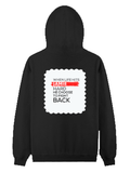 Personalized Pullover Hoodie - Modern with Custom Name -DTF Print - Black image 6