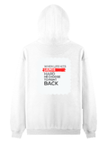 Personalized Pullover Hoodie - Modern with Custom Name -DTF Print - White image 5