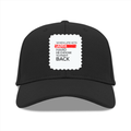 Personalized Baseball Ottoman Cap - Modern with Custom Name -DTG Print - Black image 2