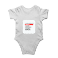 Personalized Rompers - Modern with Custom Name -DTG Print - encouraging resilience rompers - White image 6