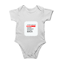Personalized Rompers - Modern with Custom Name -DTF Print - encouraging resilience rompers
