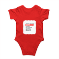 Personalized Rompers - Modern with Custom Name -DTF Print - encouraging resilience rompers - Red image 10