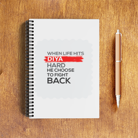 Personalized NotePad - Modern with Custom Name - NotePad Accessory